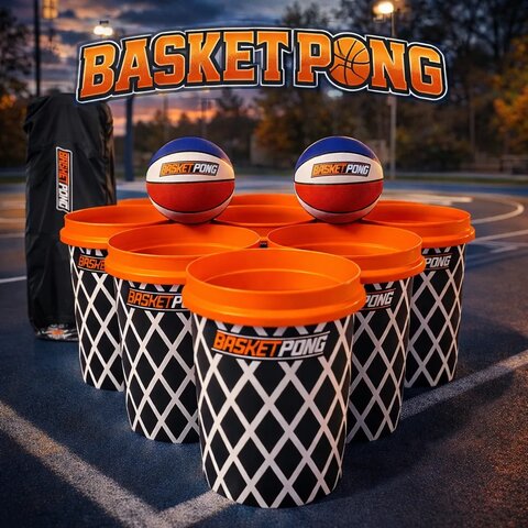 Basket Pong - Yard Game