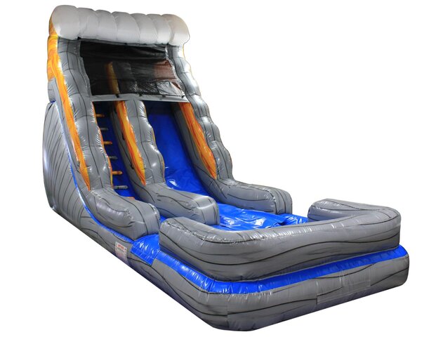 18 ft. Grey Wave Water Slide with Pool