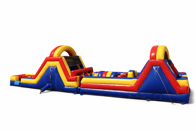 2412 Dual Lane Water Slide with Pool