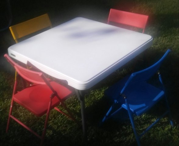 Toddler Table with 4 Chairs Set