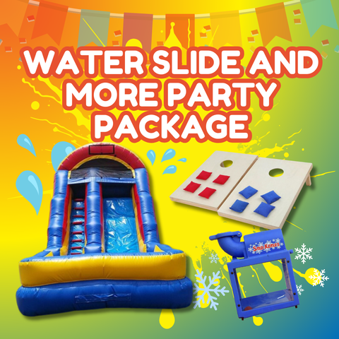 WATER SLIDE AND MORE PARTY PACKAGE