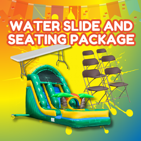 WATER SLIDE AND SEATING PACKAGE