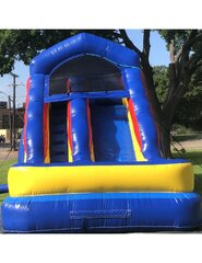 16 ft. Blue Water Slide with Pool