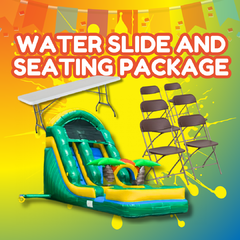 WATER SLIDE AND SEATING PACKAGE