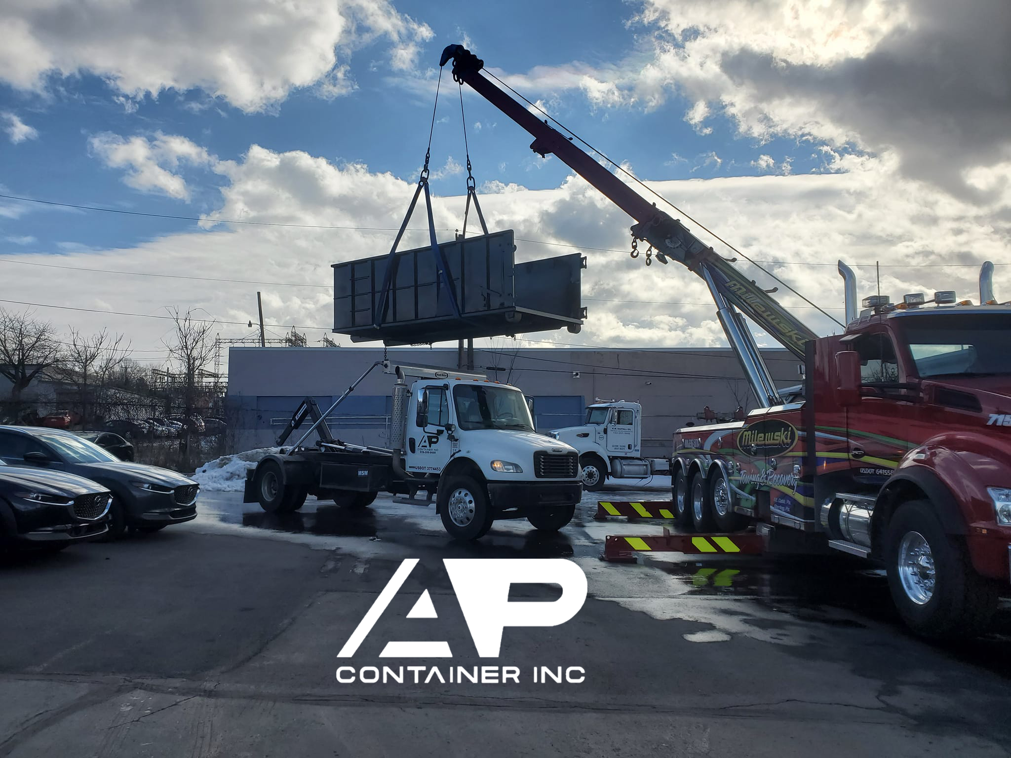 Sturdy Roll Off Dumpster Rental AP Container Carbondale PA