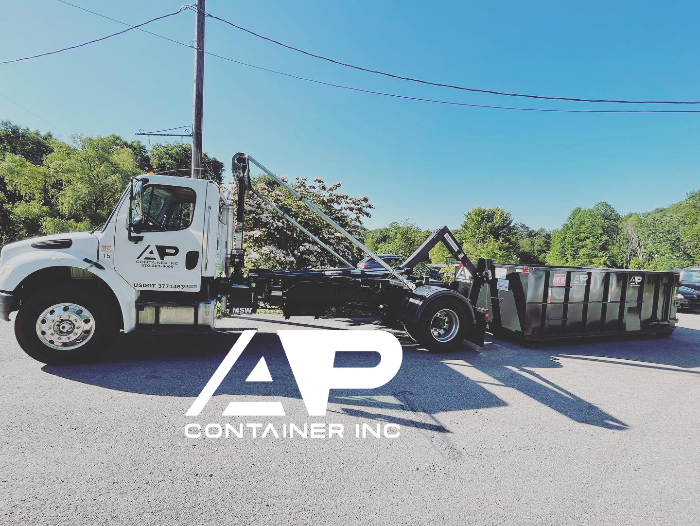 Commercial Dumpster Rental AP Container Taylor PA