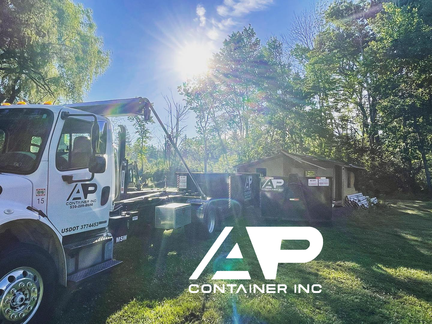 Commercial Dumpster Rental AP Container Pittston PA