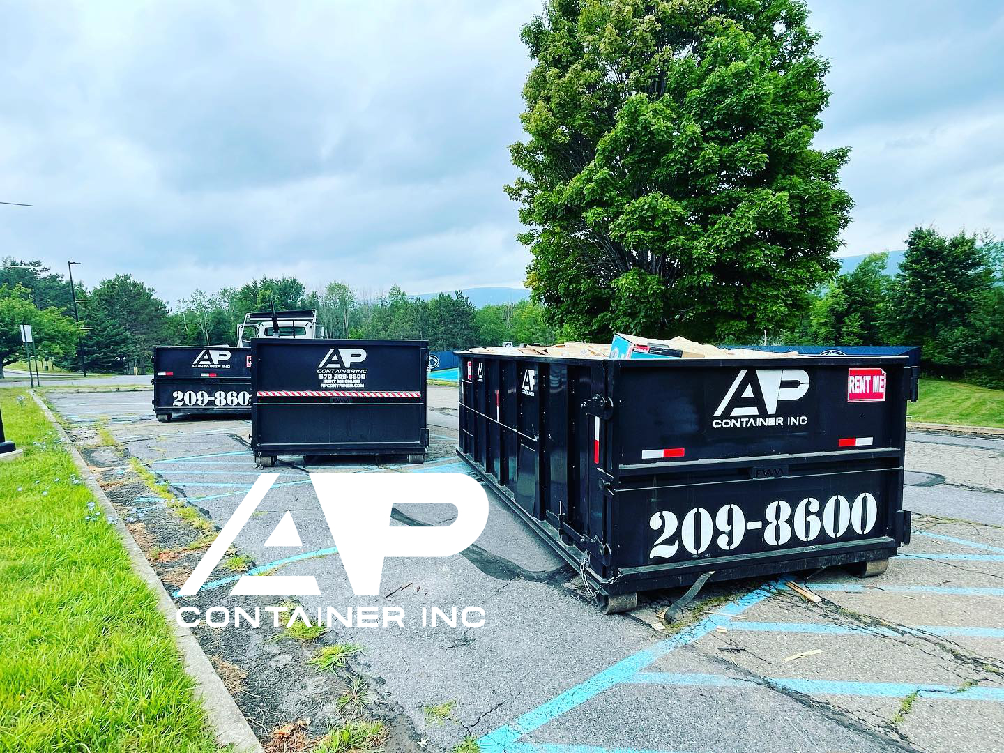 Construction Dumpster Rental AP Container Archbald PA