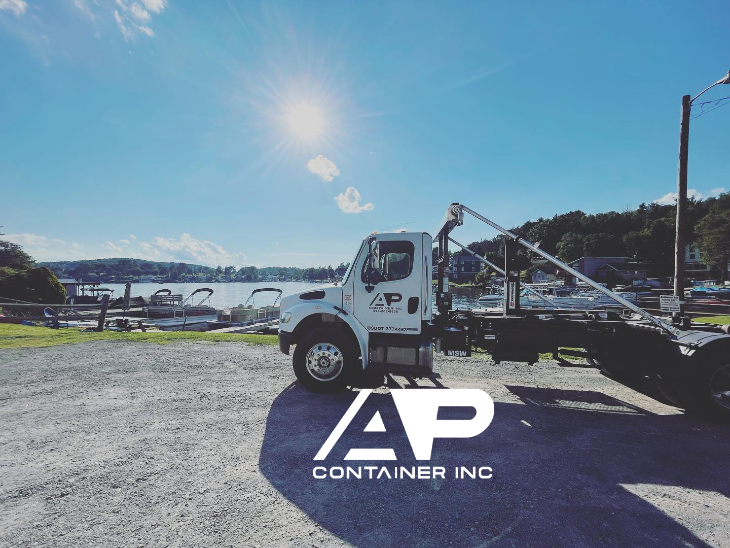 Contractors Choose Dumpster Rental AP Container Taylor PA