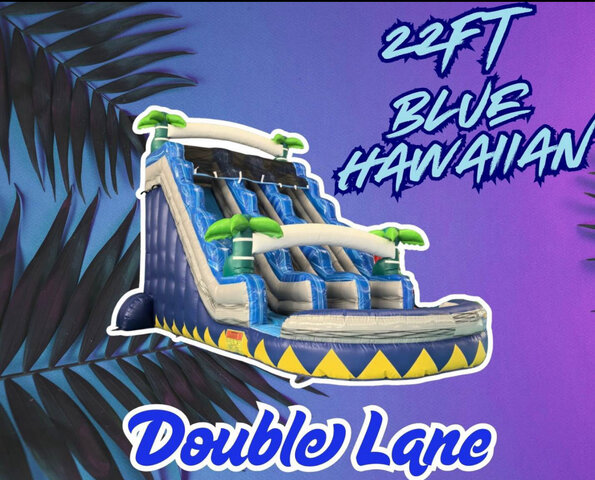 22ft Blue Hawaiian Double Lane  