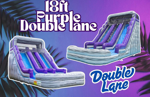 18ft Purple Double lane 