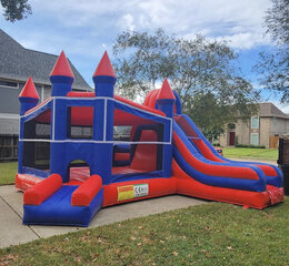 Red and Blue Castle slide combo Dry
