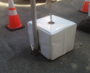750lb Concrete Block Vinyl Cover