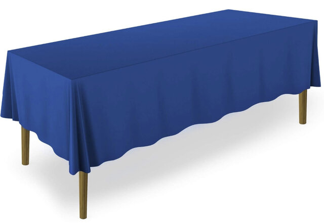 ROYAL BLUE RECTANGULAR TABLECLOTH 70x120