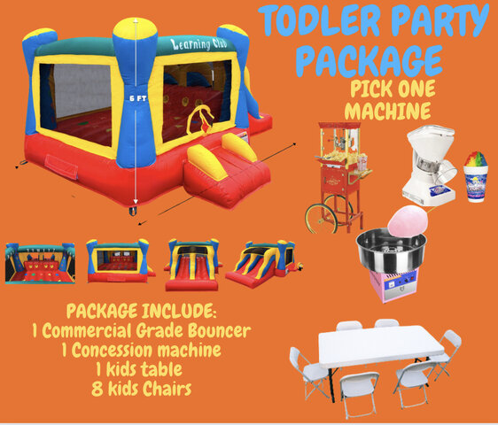 TODLER PARTY PACKAGE