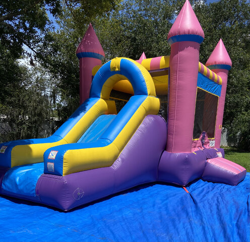 PRINCESS DRY BOUNCE HOUSE COMBO