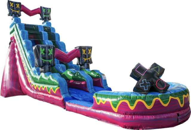 LEVEL UP 19ft WATER SLIDE 