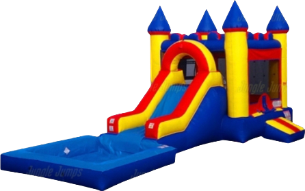 Multicolor Wet Bounce House Combo