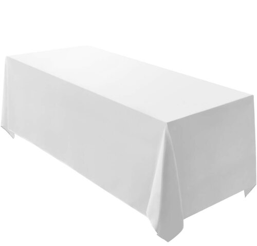 White Rectangular Tablecloth 90 x 156