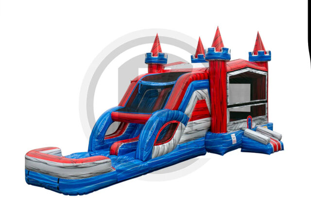 Mega Dual Slide Bounce House Combo