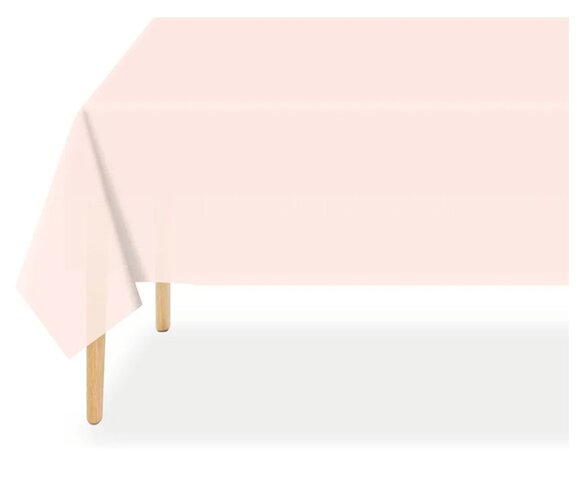 Blush Pink Rectangular Tablecloth 70×120 inches 