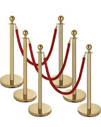 STANCHION AND ROPE(6pc)