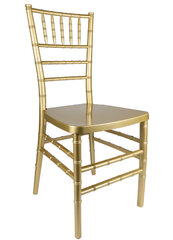 GOLD RESIN CHIAVARI CHAIR