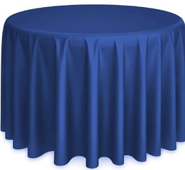 ROYAL BLUE 120 inch ROUND TABLECLOTH 