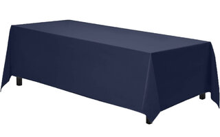 NAVY BLUE RECTANGULAR TABLECLOTH 90x132