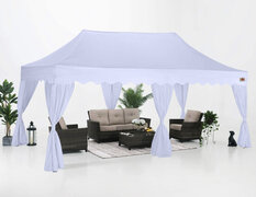 10’x20’ POP UP TENT WITH DRAPES 