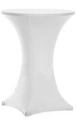 WHITE 30inch COCKTAIL TABLE COVER
