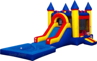 Multicolor Wet Bounce House Combo