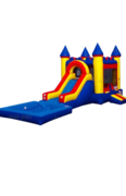 Multicolor Wet Bounce House Combo