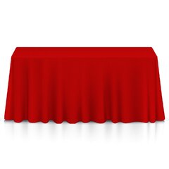 Red Rectangular Tablecloth 90 x 156 inches 