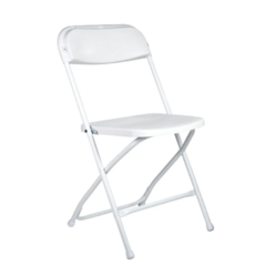 White Folding Chair - economy