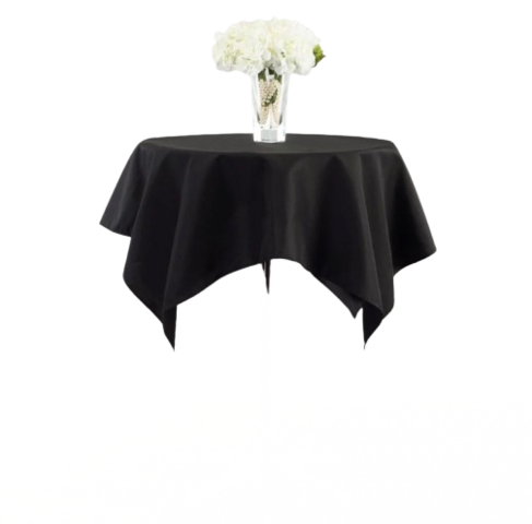 Cocktail Tablecloth, Black