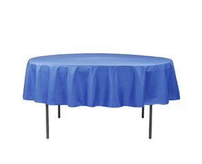 90" Round Tablecloth, Royal Blue