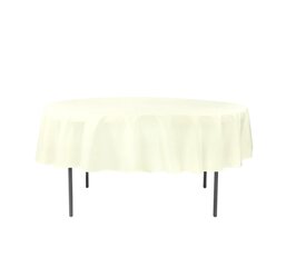 90" Round Tablecloth, Ivory
