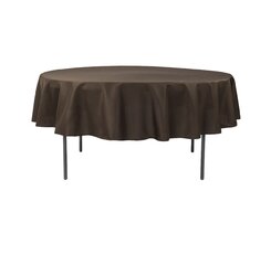 90" Round Tablecloth, Chocolate