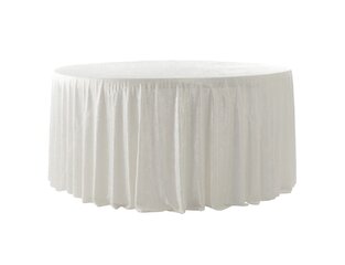 120" Round Tablecloth, Ivory