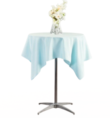 Cocktail Tablecloth, Baby Blue
