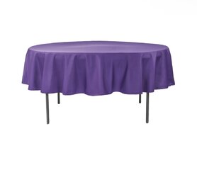 90” Round Tablecloth, Purple