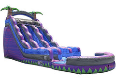 18 foot Purple Crush DOUBLE LANE water slide