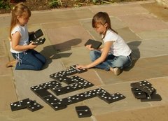 Giant Dominos - 28 Domino Tiles 7" x 3 1/2" x 1/2"