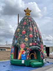 Giant Christmas Tree Bouncer