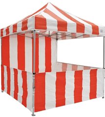 10'x10' carnival tent (red and white)