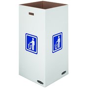 Large Corrugated Cardboard Trash and Recycling Containers , 50 Gallon