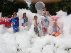 Foam dance party