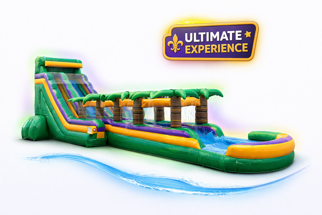 22’ Mardi Gras Falls with Slip N Slide 