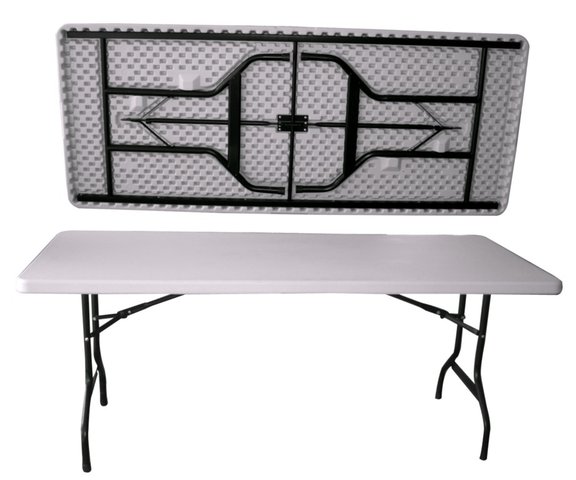 6 Foot Rectangle White Table